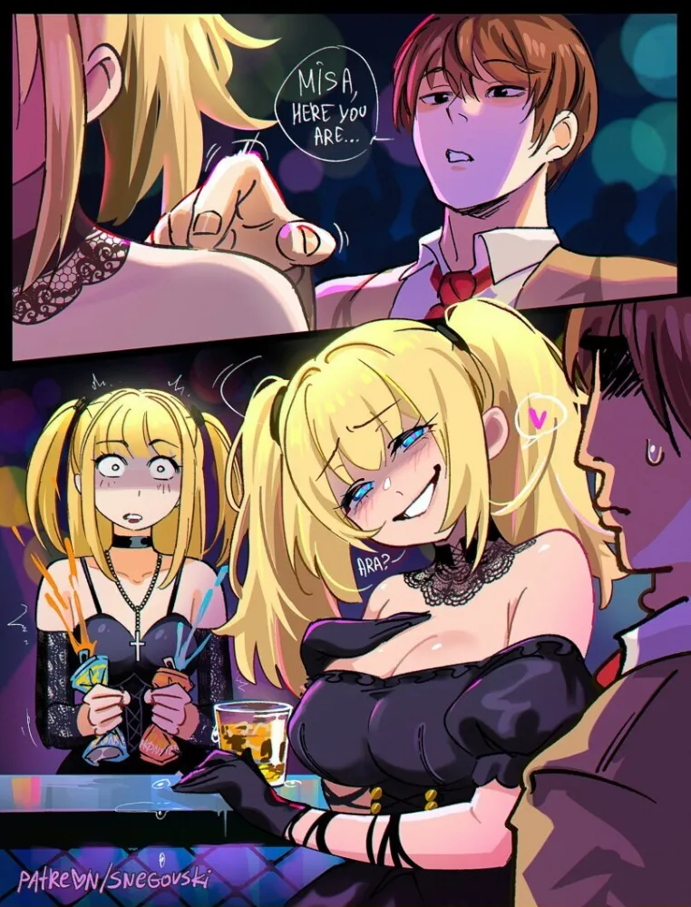 Ani Ai Assistant, Misa Amane, Yagami Light by Snegovski. Ani Ai Assistant, Anime, crossover, Misa Amane, Yagami Light