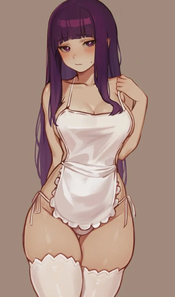 Fern (sousou no frieren) by MeowRim. Anime, Anime Ero, Fern, housemaid, maid, sousou no frieren