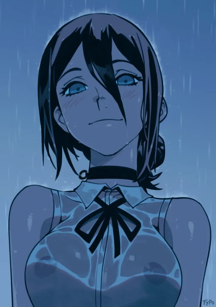 Reze (Chainsaw man) by OptionalTypo. Anime, Anime Ero, Anime Ero Wet, Chainsaw man, Oppai, Reze, see through