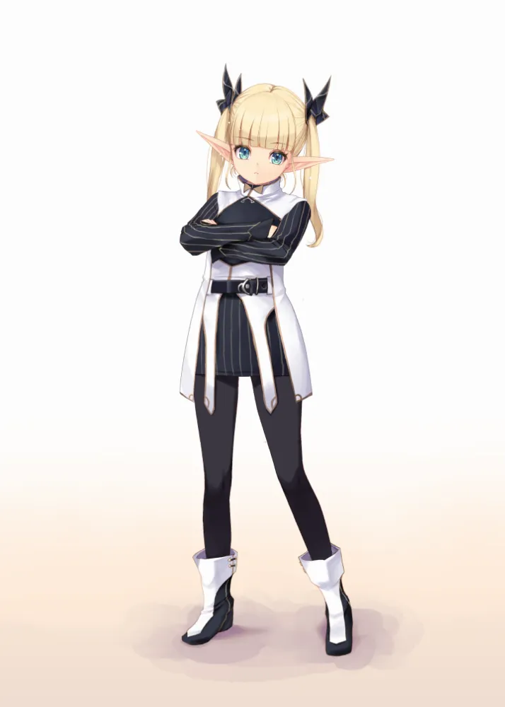 Elf girl by Kirishima Satoshi. Anime, AO, elf, elf girl, fantasy, Fantasy race