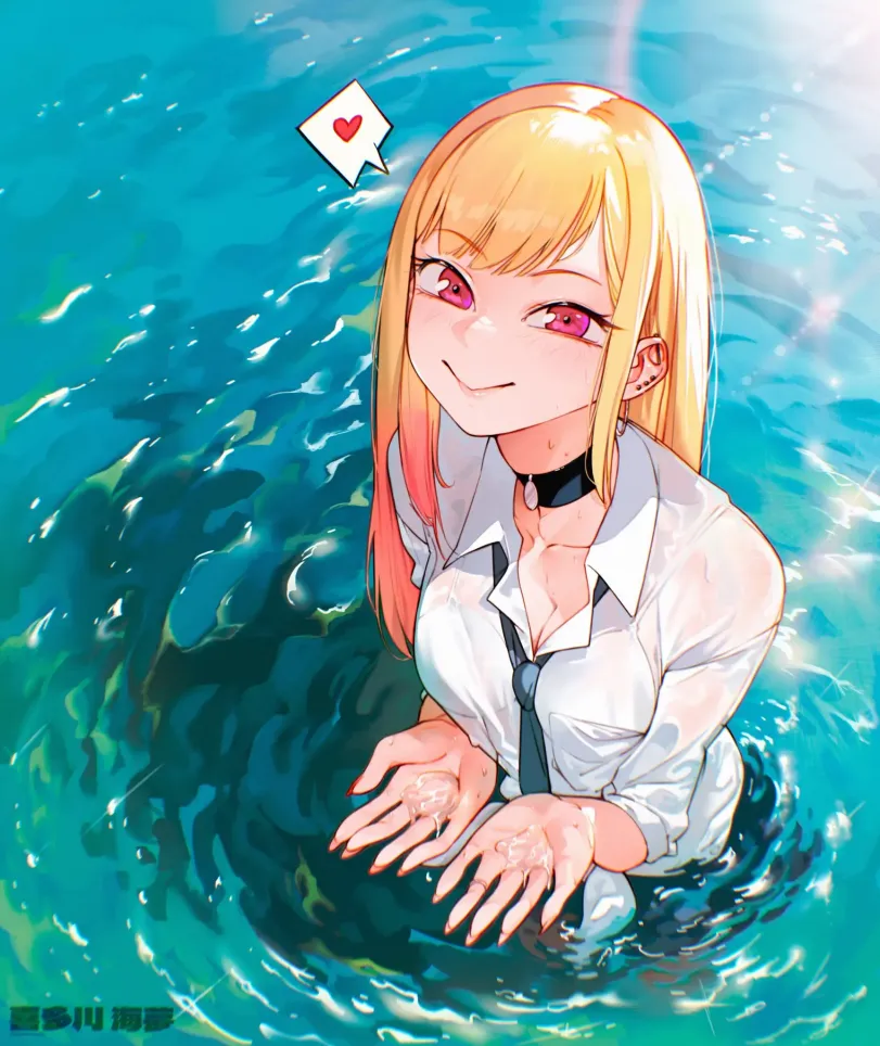 Kitagawa Marin (Sono Bisque Doll wa Koi wo Suru) by cesar art456. Anime, Kitagawa Marin, Sono Bisque Doll wa Koi wo Suru