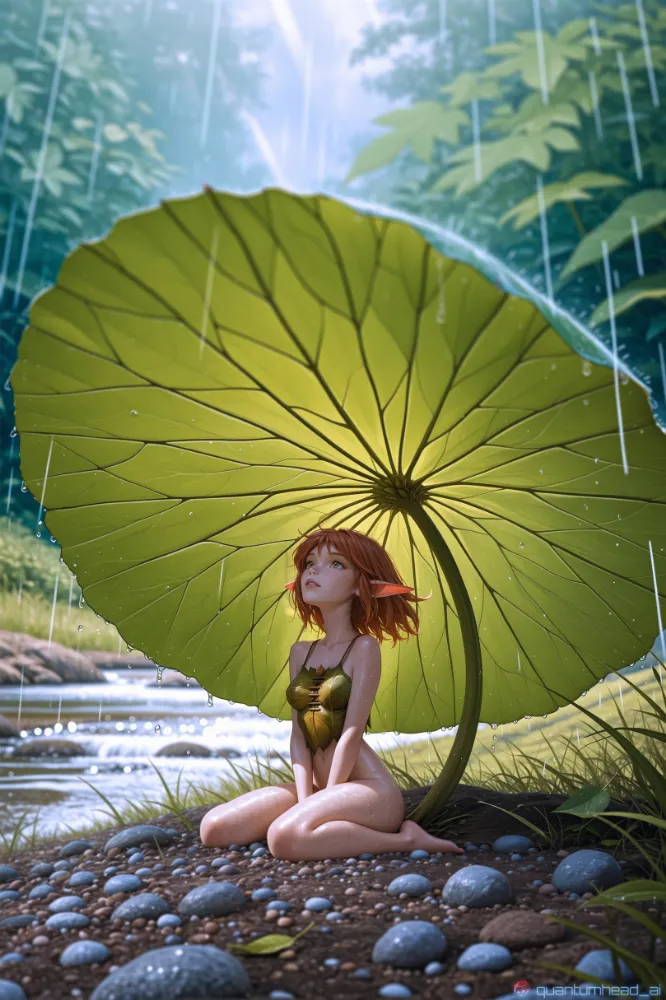 AI Selenia (Arthur and the Invisibles) by QuantumHeadAI. AI, Arthur and the Invisibles, elf, elf girl, elfgirl, fantasy, neuralart, Selenia