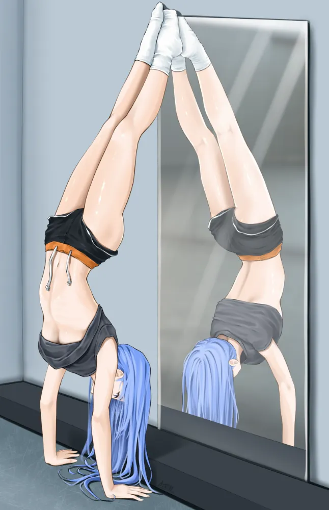 Minah by chaesu. anime style, Minah, original character, sport, sport girl