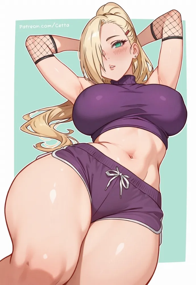 Yamanaka Ino (Naruto) by cetta. Anime, anime armpits, Anime Ero, anime piped running shorts, cettadvd, Kyonyuu, Naruto, Oppai, Yamanaka Ino