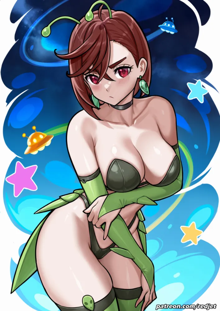 Ayase Momo (dandadan) by redjet00. alien girl, Anime, Anime Ero, Ayase Momo, dandadan, redjet