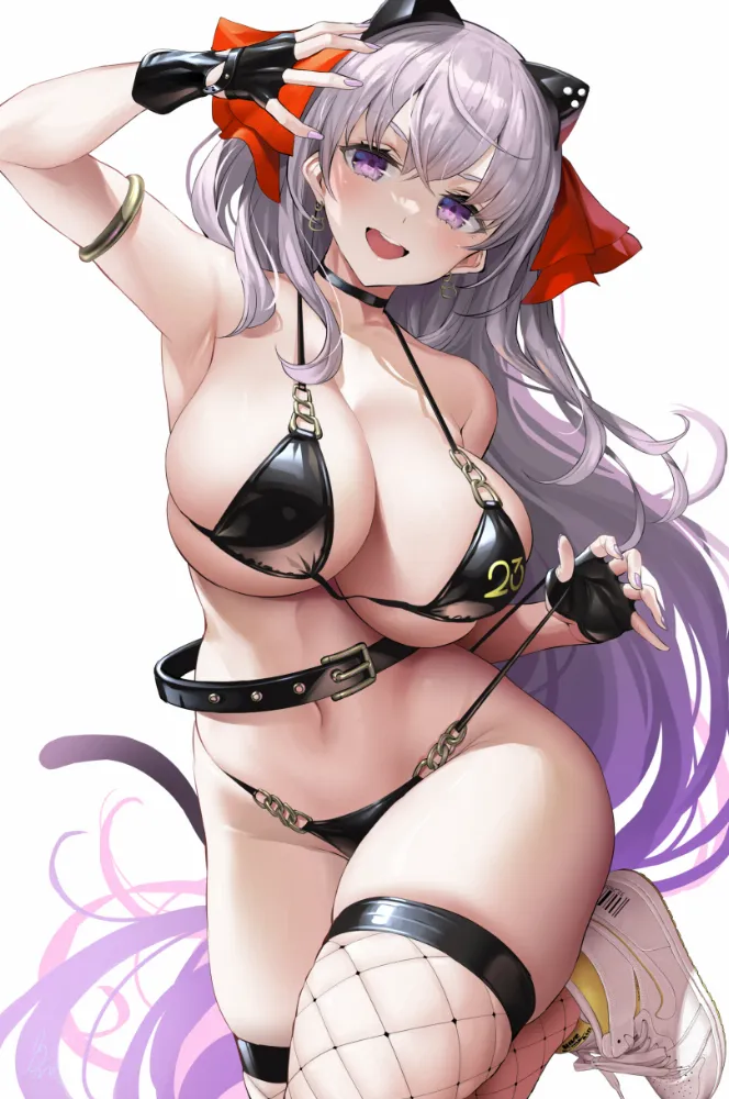 BB (fate) by Uo Denim. Anime, Anime Ero, Anime Ero Ass, Anime Ero Swim, BB, bikini, fate, fate extra, fate/extra ccc, Kyonyuu, school girl, swimsuit