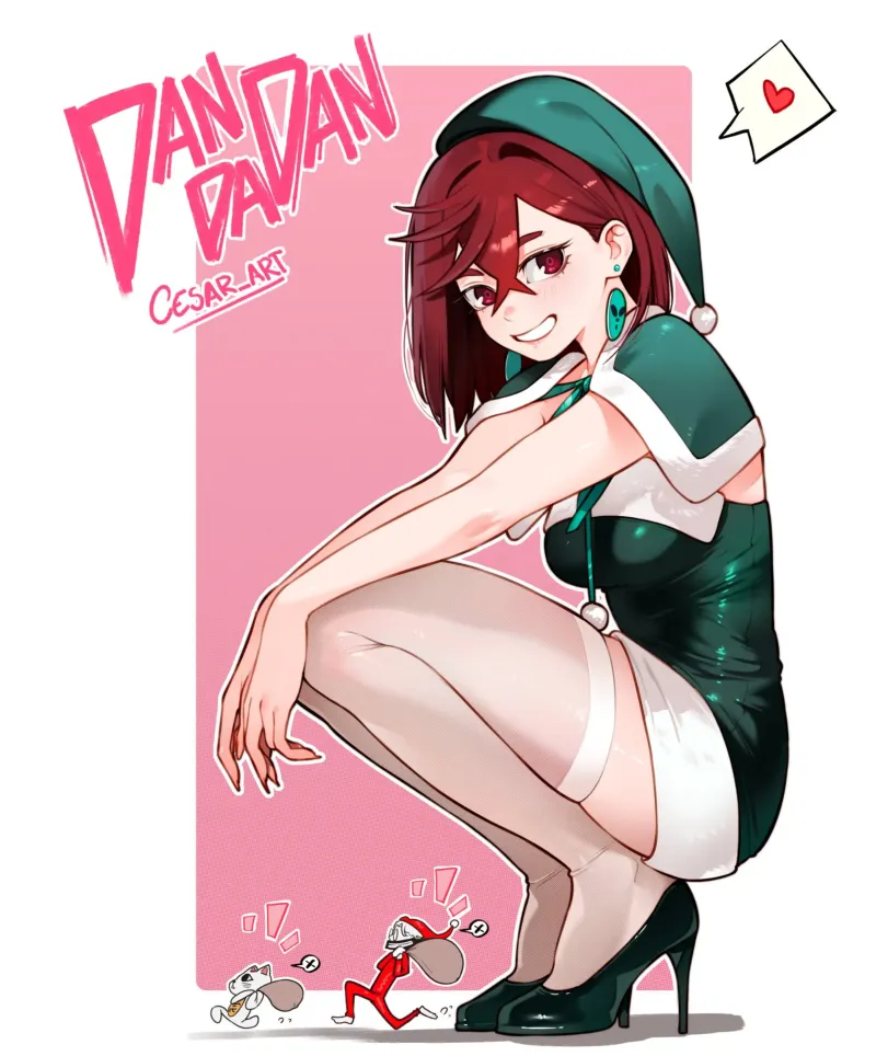 Ayase Momo, Takakura Ken, Turbo Granny (dandadan) by cesar art456. Anime, Anime Ero, Ayase Momo, dandadan, Takakura Ken, Turbo Granny