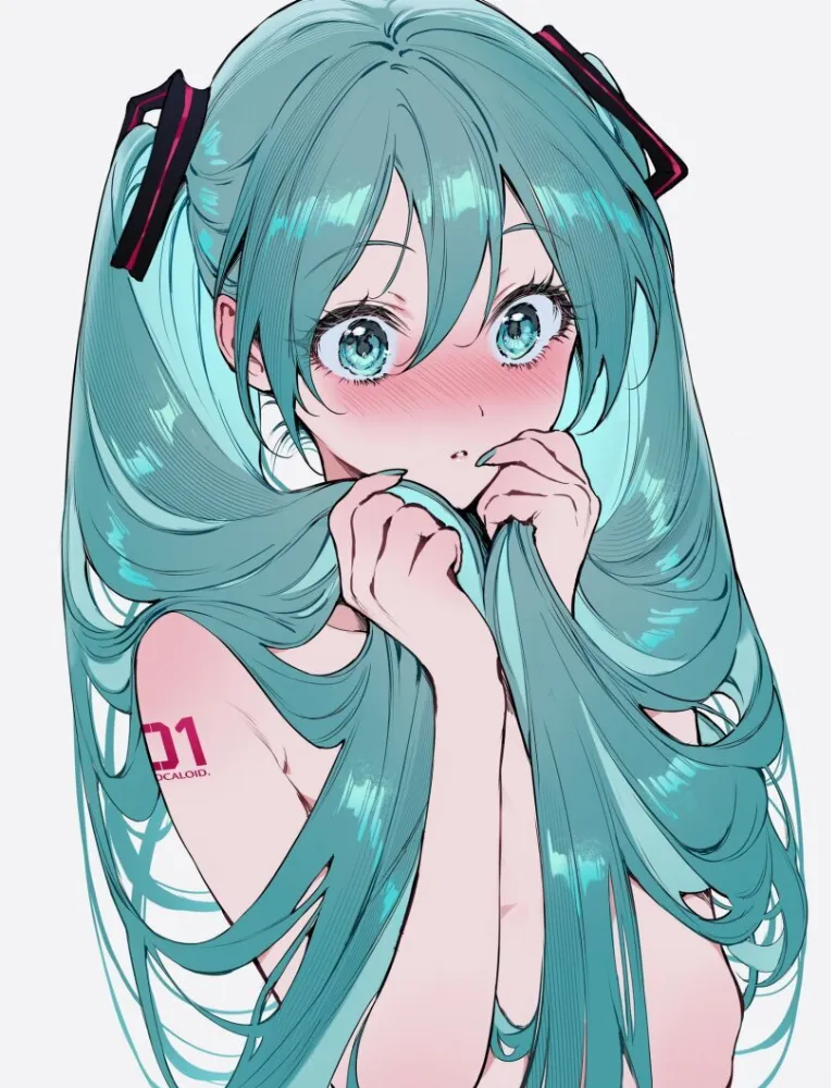 Hatsune Miku by qiandaiyiyu. Anime, Anime Art, Anime Ero, anime style, Hatsune Miku, vocaloid, voice synthesizer