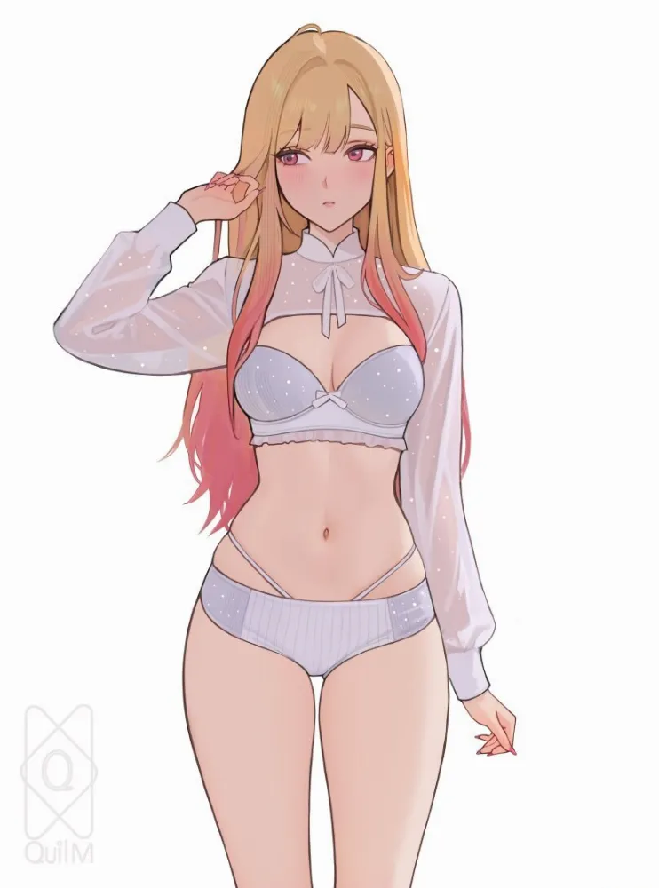 Kitagawa Marin (Sono Bisque Doll wa Koi wo Suru) by Quilm. Anime, Anime Ero, Kitagawa Marin, Sono Bisque Doll wa Koi wo Suru