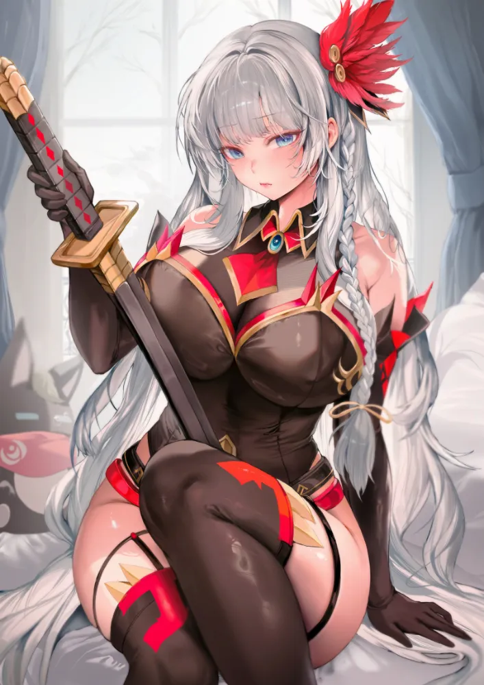 Warrior girl by painteen. Anime, Anime Ero, AO, warrior girl, zerocat