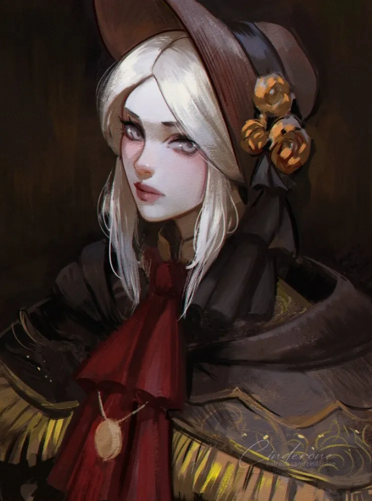 The Doll (bloodborne) by cinderone. bloodborne, dark souls, game art, The Doll