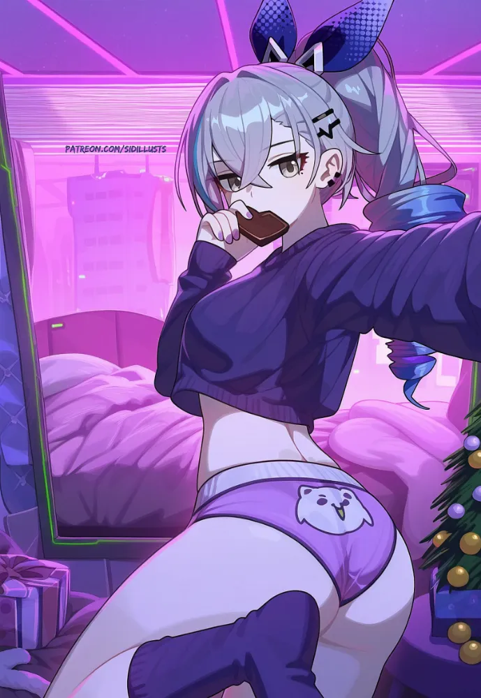 Silver Wolf (honkai star rail) by Sidillusts. game art, honkai star rail, Silver Wolf