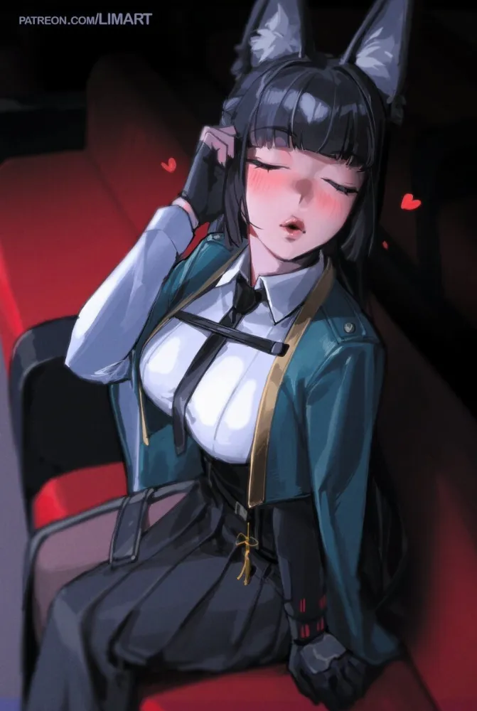 Hoshimi Miyabi (zenless zone zero) by limart. Animal Ears, Anime Art, Anime Ears, anime style, fox girl, foxgirl, Hoshimi Miyabi, zenless zone zero, zzz