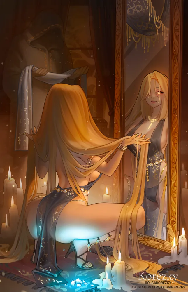 Queen Marika The Eternal (elden ring) by Korezky. elden ring, olga korezky, Queen Marika The Eternal