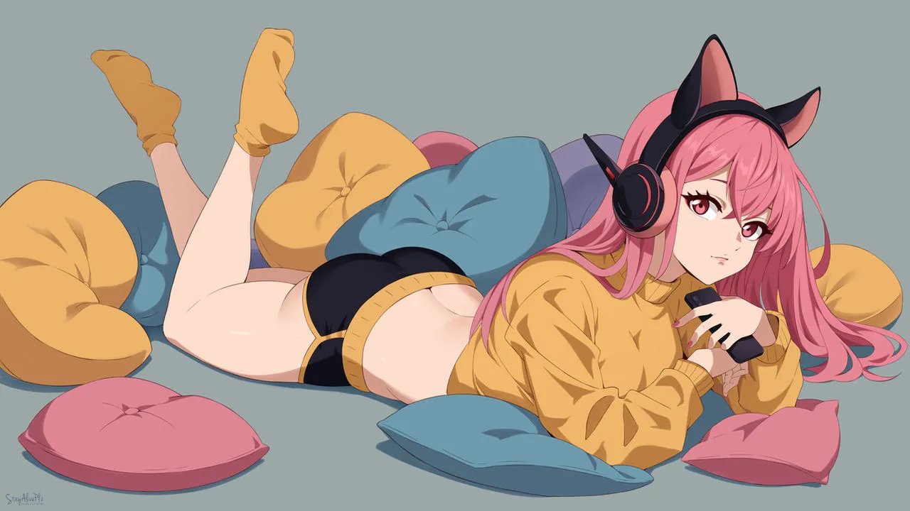 Mouse girl by StayAlivePlz. Animal Ears, Anime, Anime Ears, animedrawing, animegirl, commission, cutekawaii, digitalart, digitalpainting, fanart, mouse girl, originalcharacter
