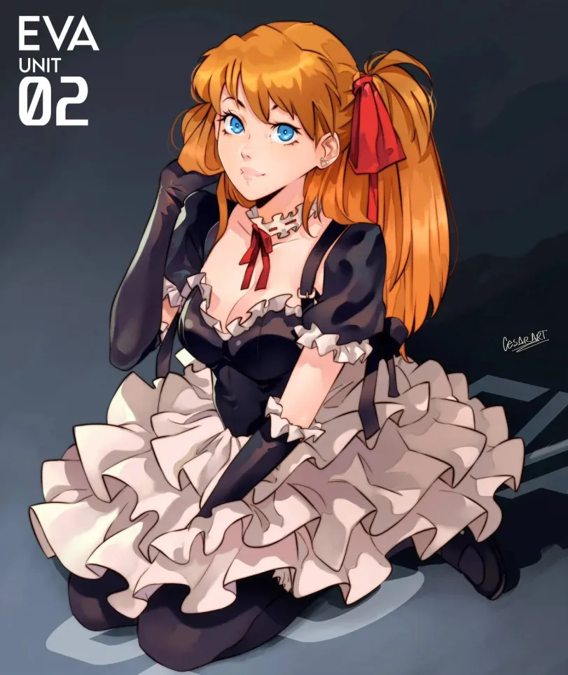 Asuka Langley Sohryu (Evangelion) by cesar art456. Anime, anime oldschool, Asuka Langley Sohryu, Evangelion
