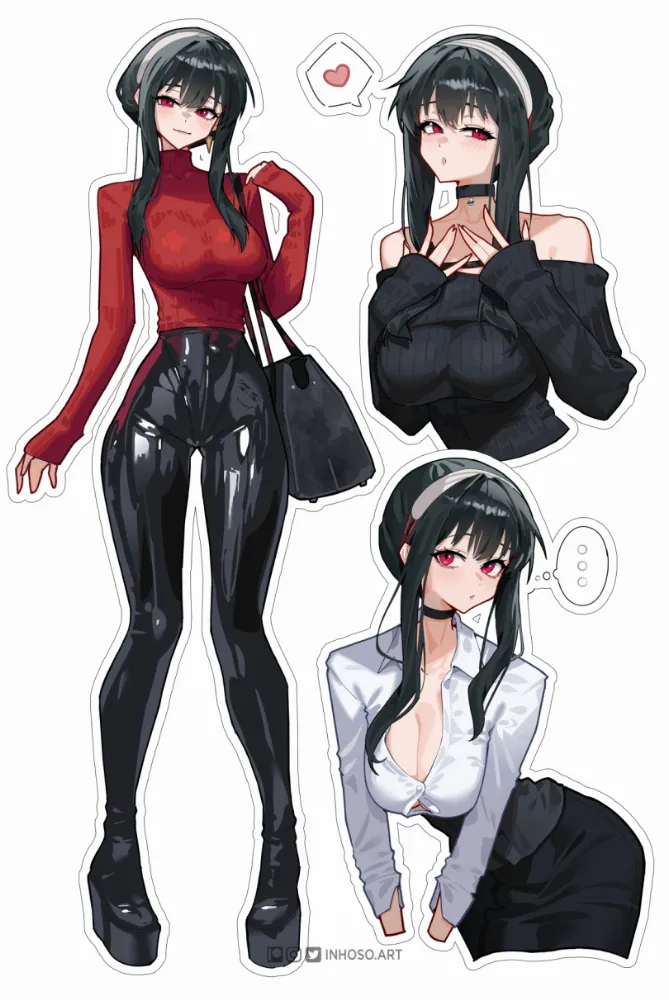 Yor Forger (Spy x Family) by inhoso. Anime, Spy x Family, Yor Forger