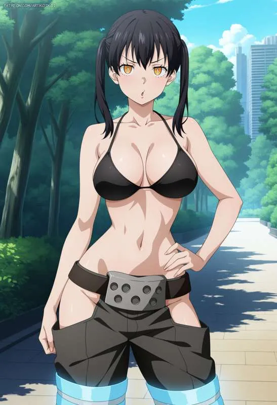 AI Tamaki Kotatsu (Fire Force) by artkoikoi. AI, Fire Force, neuralart, Tamaki Kotatsu