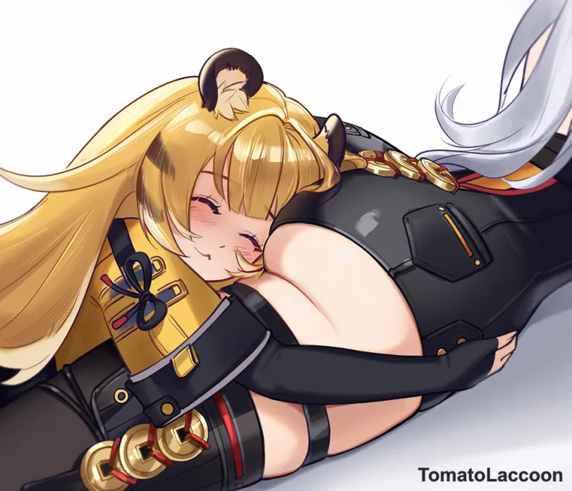 Ju Fufu, Yixuan (zenless zone zero) by TomatoLaccoon. Animal Ears, Anime Ears, game ero, Ju Fufu, tiger girl, Yixuan, zenless zone zero, zzz
