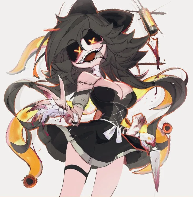 Cyn (murder drones) by USA. cartoon ero, Cyn, glitch productions, monster girl, murder drones, robot girl, usa37107692