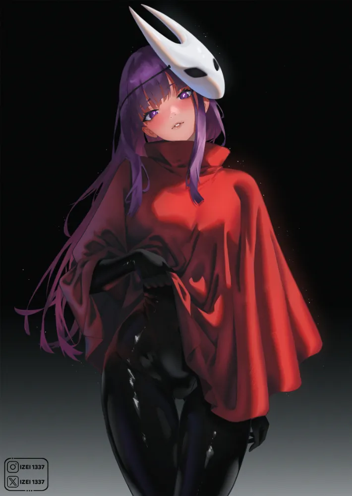 Fern-Hornet (hollow knight) by izei1337. Anime, crossdress, Fern, hk, hollow knight, Hornet, sousou no frieren