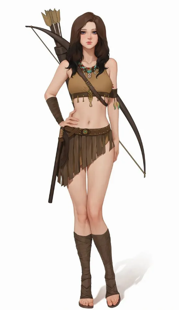 Warrior girl by Quilm. warrior girl