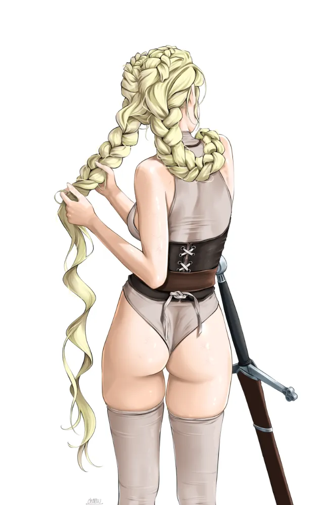 Warrior girl by chaesu. Anime Art, anime style, warrior girl
