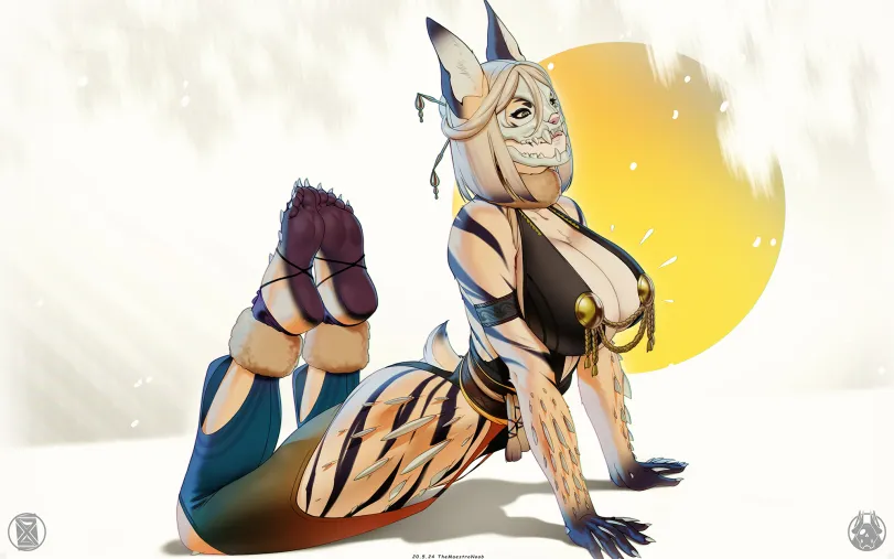 Monster girl by TheMaestroNoob. Animal Ears, Anime Ears, cat girl, catgirl, monster girl, neko