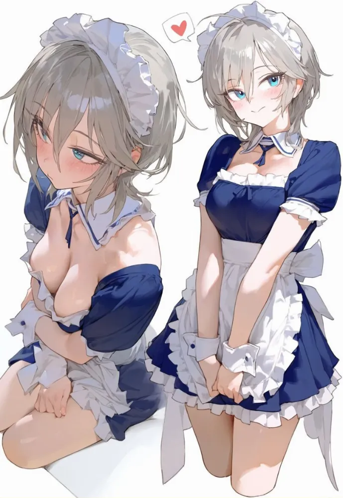 Anastasia (idolmaster) by eatsleep1111. Anastasia, housemaid, idolmaster, maid