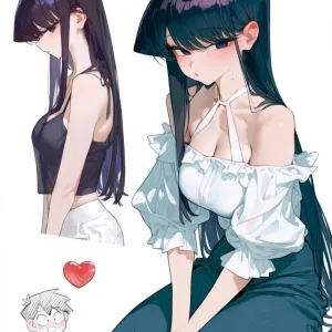 Preview of art: Komi Shouko, Tadano Hitohito (komi-san wa comyushou desu) by eatsleep1111