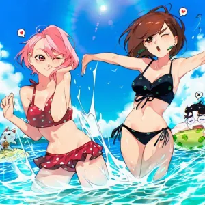 Preview of art: Ayase Momo, Shiratori Aira, Turbo Granny, Takakura Ken (dandadan) by cesar art456