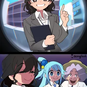 Preview of art: Aqua (konosuba) by BongF