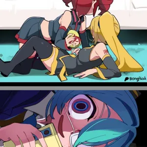 Preview of art: Kasane Teto, Hatsune Miku, Akita Neru by BongF
