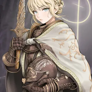 Preview of art: Needle Knight Leda (dark souls) by chaesu