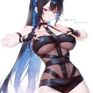 Preview of art: Nerissa Ravencroft (virtual youtuber) by mashiro www