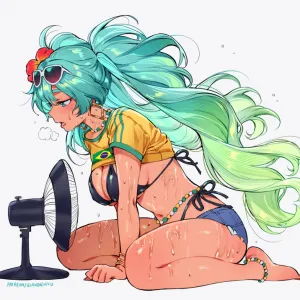 Preview of art: Brazilian Miku by qiandaiyiyu