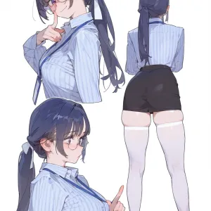 Preview of art: AI office girl by eatsleep1111