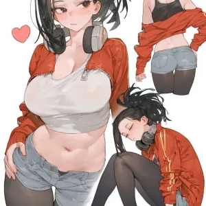 Preview of art: AI Yaoyorozu Momo (Boku no Hero Academia) by eatsleep1111