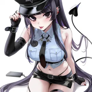 Preview of art: Police girl by Ompf
