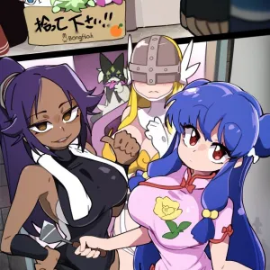 Preview of art: Angewomon, Meowscarada, Shampoo, Sprigatito, Yoruichi by BongF