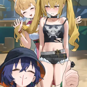 Preview of art: Alice Thymefield, Belle, Luciana De Montefio (zenless zone zero) by hood