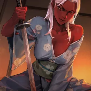 Preview of art: Warrior girl by limart