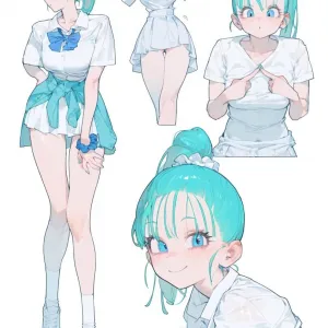 Preview of art: AI Bulma (dragon ball) by eatsleep1111