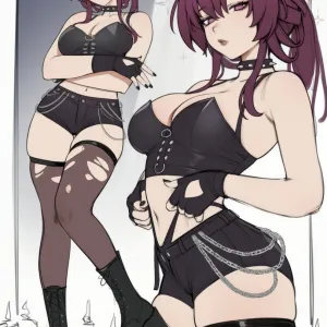 Preview of art: AI Kafka (honkai star rail) by Sidillusts
