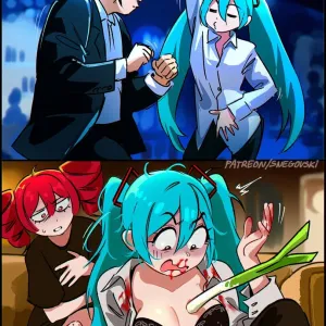 Preview of art: Hatsune Miku, Kasane Teto by Snegovski