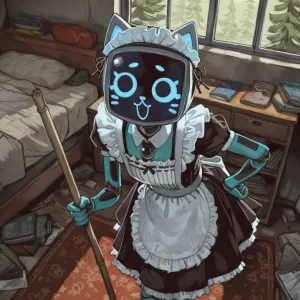 Preview of art: AI housemaid by generatornaya