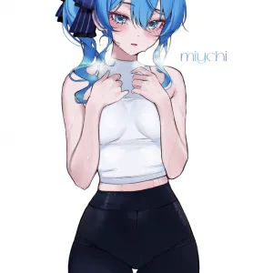 Preview of art: Hoshimachi Suisei (virtual youtuber) by Miychi