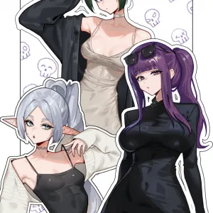 Preview of art: Fern, übel, Frieren (sousou no frieren) by inhoso