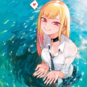 Preview of art: Kitagawa Marin (Sono Bisque Doll wa Koi wo Suru) by cesar art456
