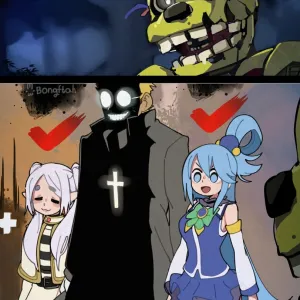 Preview of art: Alexander Anderson, Aqua, Frieren, Springtrap by BongF
